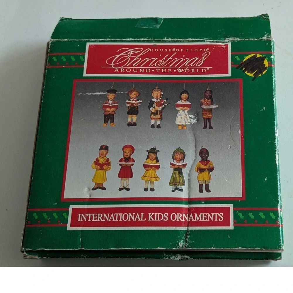 House of Lloyd Christmas Around The World International Kids Ornaments Set of 6